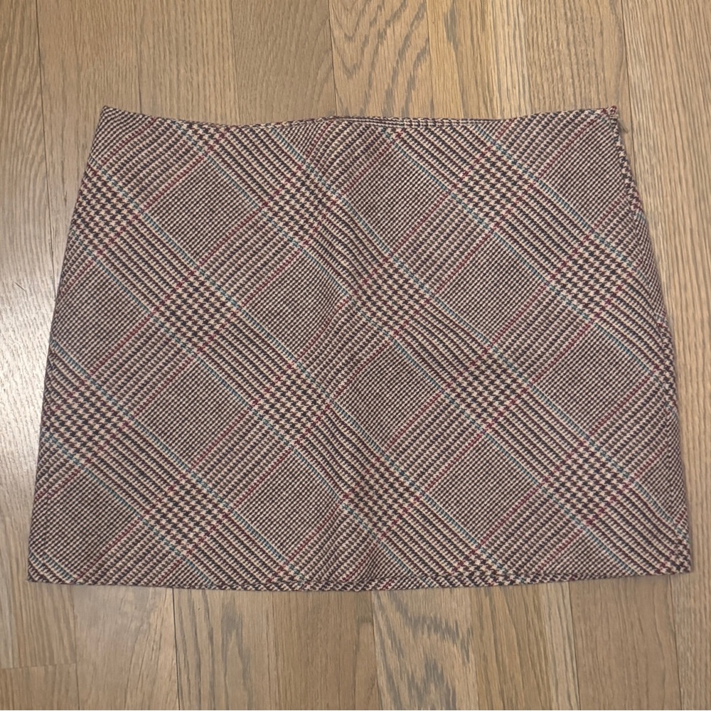 Plaid Mini Skirt